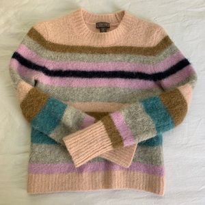 JCrew Striped Wool Sweater